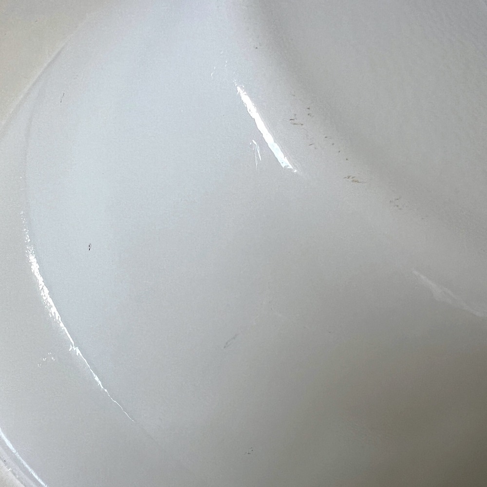 Vintage Glasbake Green Daisy Divided Milk Glass Serving Casserole Dish J2352 - Picture 7 of 16